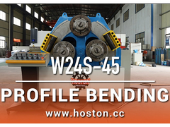 W24S Full Hydraulics Aluminium Profile Bending Machine Profile Bender