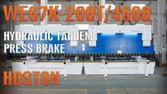 Tampilan mesin dari HYDRAULIC TANDEM PRESS BRAKE